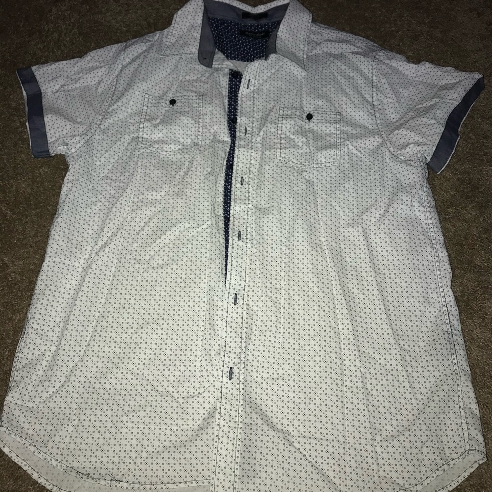 Short Sleeve Casual Button Up